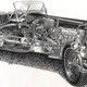 Illustration for article titled 28 rare cutaway illustrations of classic cars
